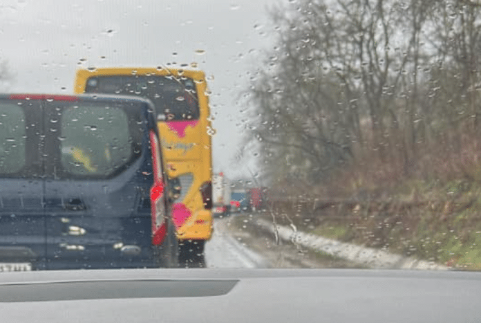 Катастрофа между камиони затвори пътя Русе-Бяла